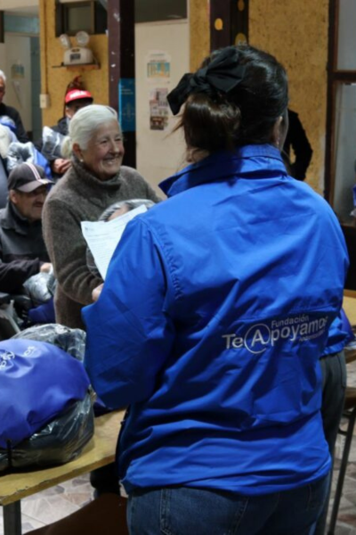 Fundación Te Apoyamos dispone ayudas en todo Chile para enfrentar los meses de invierno