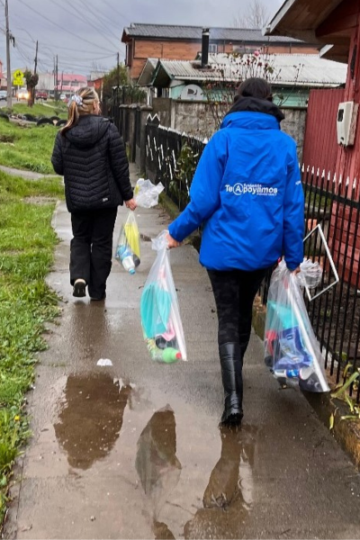 Te Apoyamos activa ayudas para los afectados por las lluvias en la región del Biobío