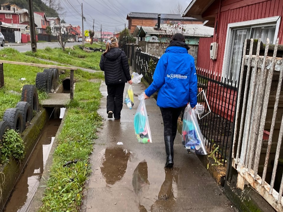 Te Apoyamos activa ayudas para los afectados por las lluvias en la región del Biobío