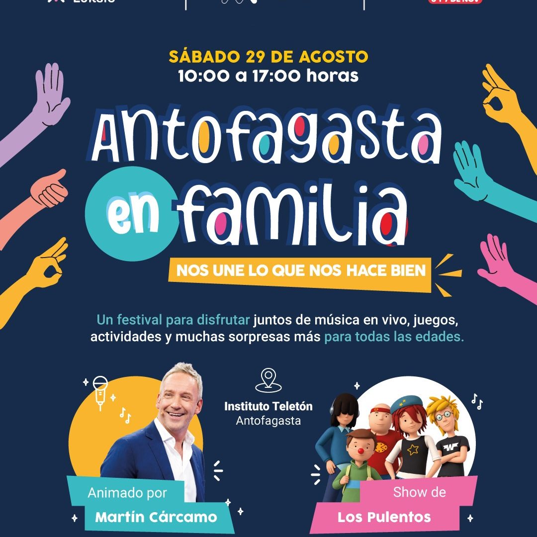 Más de 550 personas participaron de festival Antofagasta en Familia